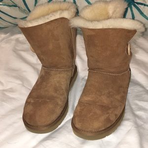 Tan UGGs Bailey Button II